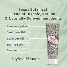 Load image into Gallery viewer, LilyAna Naturals Charcoal Face Scrub 3 Oz and Face Cream 1.7 Oz Bundle - Anti-Aging Facial Exfoliator and Face Cream, Face Moisturizer For Dry Skin, Rose and Pomegranate Extracts - for Women and Men