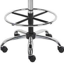 Load image into Gallery viewer, Boss Office Products B16245-BK Be Well Medical Spa Drafting Stool with Back, Black