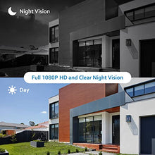 Load image into Gallery viewer, Security Camera Wireless Outdoor,Pan-Tilt 2.4G WiFi Solar Security Camera,Battery Powered Surveillance Cameras for Home with Night Vision,2-Way Audio,Motion Detection,SD Card & Cloud Storage, Codnida
