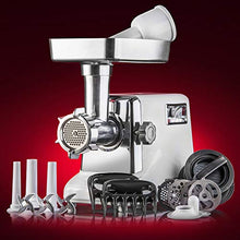 Load image into Gallery viewer, The Powerful STX Turboforce Classic 3000 Series Electric Meat Grinder & Sausage Stuffer: 4 Grinding Plates, 3 - S/S Blades, Sausage Tubes & Kubbe Maker. 2 Free Meat Claws & 3 in 1 Burger-Slider Maker!