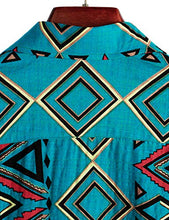 Load image into Gallery viewer, VATPAVE Mens Summer Tropical Shirts Short Sleeve Button Down Aloha Hawaiian Shirts 3X-Large Royal Blue