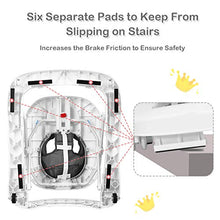 Load image into Gallery viewer, BABY JOY Baby Walker, 2 in 1 Foldable Activity Walk Behind Walker with Adjustable Height & Speed, Friction Control Functions, High Back Padded Seat, Music, Detachable Penguin Play Bar (Gray)