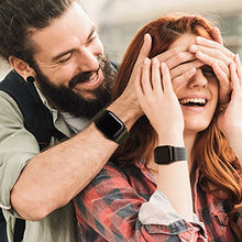 Load image into Gallery viewer, Stretchy Nylon Solo Loop Bands Compatible with Apple Watch 42mm 44mm 45mm, Adjustable Braided Sport Elastic Wristbands Women Men Straps for iWatch Series 7/6/5/4/3/2/1/SE, 4 Packs