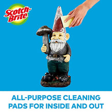 Load image into Gallery viewer, Scotch-Brite Dobie Cleaning Pads, Ideal for Washing Dishes, Cleaning Kitchen and Bathroom, Scours Without Scratching, 3 Pads