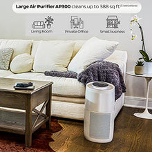 Load image into Gallery viewer, Instant Air Purifier, Helps remove 99.9% of viruses (COVID-19), bacteria, allergens, smoke; advanced 3-in-1 HEPA-13 filtration with plasma ion technology, Large Room (AP300), Pearl
