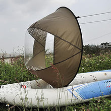 Load image into Gallery viewer, Kayak Wind Sail, 46 Inches Kayak Wind Sail Folding Kayak Paddle Board Accessories, Easy Setup and Install Quickly, Suitable for Canoes, Inflatables, Boats, Yachts