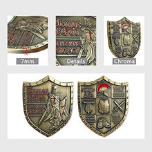 Load image into Gallery viewer, AtSKnSK Put On The Whole Armor of God Challenge Coin Eph 6:13-17 3D Commemorative Collection Item