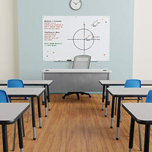 Load image into Gallery viewer, AmazonBasics Glass Dry-Erase Board - White, Magnetic, 6' x 4'