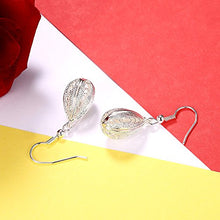 Load image into Gallery viewer, Platinum Gold Dangle Earrings Jewelry Birthday Gifts Presents Gemstone for Women Anniversary Zirconia Tassel Drop Crystal