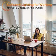 Load image into Gallery viewer, LED Floor Lamp - Modern Standing Lamp, 18W+5W Energy Saving, Dimmable & Adjustable, Metal Material, 3000K Warm White - Sky Torchiere Floor Lamps for Living Room, Bedroom, Office, Reading