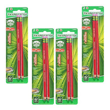 Load image into Gallery viewer, Ticonderoga Erasable Checking Pencils, Eraser Tipped, Pre-Sharpened, Red, 4 Pack (2 pencils per Pack) (13901)