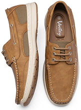 Load image into Gallery viewer, Vostey Men's Loafers & Slip-ons 3-Eye Boat Shoes Men Comfortable Casual Loafers for Men (BMY3005 tan 10.5)