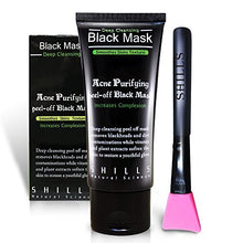 Load image into Gallery viewer, SHILLS Black Mask, Peel Off Mask, Blackhead Remover Mask, Charcoal Mask, Blackhead Peel Off Mask and Brush Kit