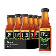 Load image into Gallery viewer, Pure Leaf Iced Tea, Sweetened, Real Brewed Black Tea, Lemon, 18.5 Fl Oz (Pack of 12)