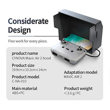 Load image into Gallery viewer, CYNOVA Mavic Air 2/Air 2S/Mavic Mini 2 Remote Control Mount Mobile Phone Sun Hood Sunshade for Mavic Air 2 & Air 2S &Mavic Mini 2 Drone Accessories