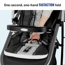 Load image into Gallery viewer, Graco FastAction Fold Jogger Travel System | Includes the FastAction Fold Jogging Stroller and SnugRide 35 Infant Car Seat, Gotham
