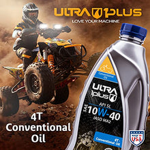 Load image into Gallery viewer, Ultra1Plus™ SAE 10W-40 Conventional 4T Engine Oil, API SL, JASO MA2