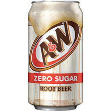 Load image into Gallery viewer, Diet A&W Root Beer, 12 fl oz (pack of 12)