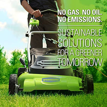 Load image into Gallery viewer, Greenworks 12 Amp 20-Inch 3-in-1Electric Corded Lawn Mower, 25022