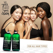 Load image into Gallery viewer, BOTANIC HEARTH Peppermint Oil Shampoo and Conditioner Set - Hair Blooming Formula with Keratin for Thinning Hair - Fights Hair Loss, Promotes Hair Growth-Sulfate Free for Men and Women - 16 fl oz x 2