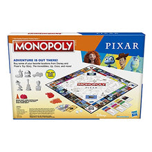 Load image into Gallery viewer, MONOPOLY: Pixar Edition Board Game for Kids 8 and Up, Buy Locations from Disney and Pixar's Toy Story, The Incredibles, Up, Coco, and More (Amazon Exclusive)
