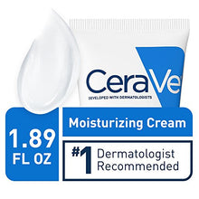 Load image into Gallery viewer, CeraVe Moisturizing Cream | 1.89 Ounce | Travel Size Face and Body Moisturizer for Dry Skin , ivory