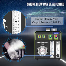 Load image into Gallery viewer, MR CARTOOL T130 Automotive EVAP Smoke Machine, Dual Mode 12V Car Fuel Pipe System Leak Tester Detector with Oil Level and Adjustable Flowmeter for All Vehicles