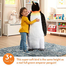 Load image into Gallery viewer, Melissa & Doug Giant Lifelike Plush Emperor Penguin Standing Stuffed Animal (3.4 Feet Tall)