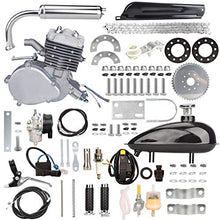 Load image into Gallery viewer, Yaheeda 80CC Bicycle Engine Kit,Motorized Upgrade Bike 2-Stroke Conversion Kit,DIY Petrol Gas Engine Bicycle Motor Kit Set for 24", 26" and 28" Bikes (Silver)