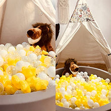 Load image into Gallery viewer, Realhaha Ball Pit Balls for Toddlers 1-3,Plastic Balls Star Balls for Ball Pool Playpen Balls for Kids Party Or Dog Play Toys Small Playpin Balls and Start, Kid Ball Pits & Accessories