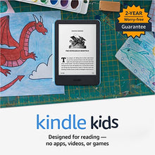 Load image into Gallery viewer, All-new Kindle Kids (2022 release) – Includes access to thousands of books, a cover, and a 2-year worry-free guarantee - Space Whale