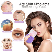 Load image into Gallery viewer, Ice Roller Silicone Facial and Eye,Facial Beauty Ice Roller Skin Care Tools,Reusable Facial Treatment to Tone Skin & De-Puff The Eye Area,Reduce Acne and Lubricate the Skin. (Pink 2) (purple)