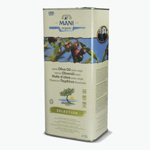 Load image into Gallery viewer, Mani Blauel Organic Extra Virgin Olive Oil, Cold Pressed Greek Olive Oil Greece, High in Polyphenol, Multi-awarded Cooking Oil, 2022 Harvest, 5ltr Tin