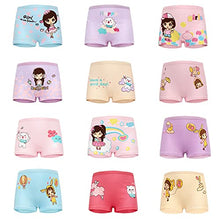 Load image into Gallery viewer, JackLoveBriefs Girls Boyshorts Underwear with 12 Packs Panties for Girls Purple(3-5T)