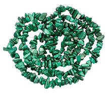 Load image into Gallery viewer, 1 Strand Top Quality Natural Green Malachite Gemstones Smooth Chips Beads Free-Form Loose Beads 33 Inch for Jewelry Craft Making GZ1-32