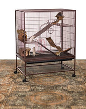 Load image into Gallery viewer, Prevue Rat and Chinchilla Cage 495 Earthtone Dusted Rose, 31 x 20.5 x 40 IN