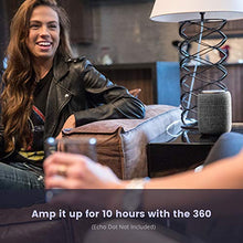 Load image into Gallery viewer, Echo Dot (2nd Generation) Speaker Dock | Portable, Premium 360 Sound, 10 Hours of Playtime, Rechargeable Battery | Amazon Alexa Accessories | Smart Home Audio | Charcoal (Echo Dot Not Included)