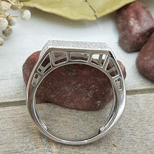 Load image into Gallery viewer, Dazzlingrock Collection 0.85 Carat (ctw) Round White Diamond Mens Flashy Hip Hop Pinky Ring, Sterling Silver, Size 12.5