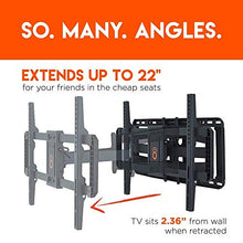 Load image into Gallery viewer, ECHOGEAR Full Motion Articulating TV Wall Mount Bracket for 42"-85" TVs - Easy to Install On 16", 18" or 24" Studs and Features Smooth Articulation, Swivel, Tilt - EGLF2
