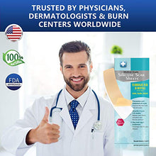 Load image into Gallery viewer, Scar Removal Patch, Scar Removal Strips Fast & Effective on Keloid, Professional Removal Sheets for Scars Caused by C-Section, Surgery, Burn, Acne, 2 Reusable Scar Sheets, 1.6"×6.5"