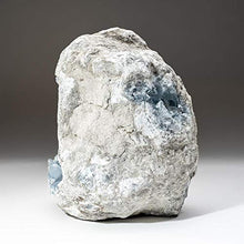 Load image into Gallery viewer, Astro Gallery of Gems Blue Celestite Cluster Geode from Sankoany, Ketsepy Mahajanga, Madagascar (9 lbs) - BC71