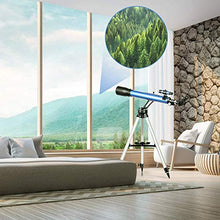 Load image into Gallery viewer, TELMU Telescope, 60mm Aperture Astronomical Refractor Telescope for Kid and Beginner Adults- Portable Travel Telescope with Tripod, Phone Adapter and Finders Scope