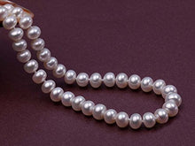 Load image into Gallery viewer, JYX Natural White Freshwater Cultured Pearl Necklace 18 inches (6mm)