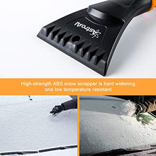 Load image into Gallery viewer, AstroAI 2 Pack 27” Snow Brush and Detachable Deluxe Ice Scraper with Ergonomic Foam Grip for Cars (Heavy Duty ABS, PVC Brush)