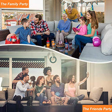 Load image into Gallery viewer, FDW Patio Furniture Set 4 Pieces Outdoor Rattan Chair Wicker Sofa Garden Conversation Bistro Sets for Yard (Brown)