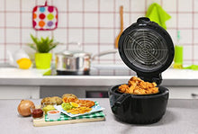 Load image into Gallery viewer, Elite Platinum EAF-1506D Electric Digital Hot Air Fryer Oil-Less Healthy Cooker Timer & Temperature Controls, 26 Recipe Cookbook, 3.5 Quart, Black