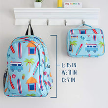 Load image into Gallery viewer, Wildkin 15 Inch Kids Backpack for Boys & Girls, 600-Denier Polyester Backpack for Kids, Features Padded Back & Adjustable Strap, Perfect Size for School & Travel Backpacks, BPA-free (Surf Shack)