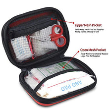 Load image into Gallery viewer, I GO 85 Pieces Hard Shell Mini Compact First Aid Kit, Small Personal Emergency Survival Kit for Travel Hiking Camping Backpacking Hunting Marine Car