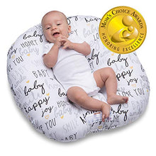 Load image into Gallery viewer, Boppy Original Newborn Lounger, Hello Baby Black and Gold