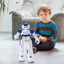 Load image into Gallery viewer, SGILE RC Robot Toy, Gesture Sensing Remote Control Robot for Kid 3-8 Year Birthday Gift Present, Blue